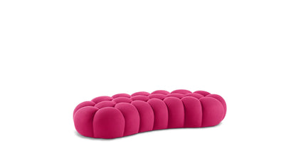 Cloud Large Curved Pouf (Textured Knit)