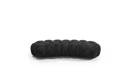 Cloud Large Curved Pouf (Smooth Knit)