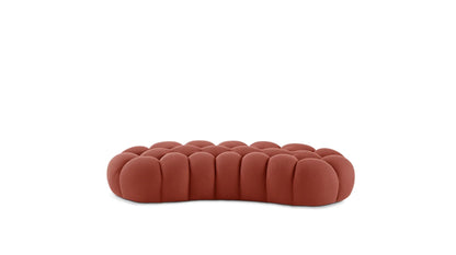 Cloud Large Curved Pouf (Textured Knit)
