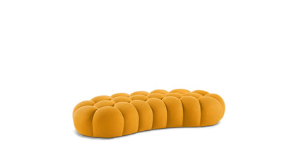 Cloud Large Curved Pouf (Textured Knit)