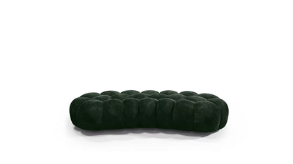 Cloud Large Curved Pouf (Smooth Knit)