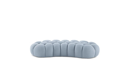 Cloud Large Curved Pouf (Textured Knit)