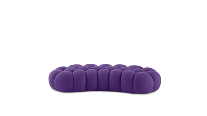 Cloud Large Curved Pouf (Textured Knit)