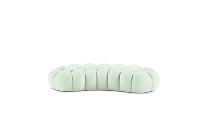 Cloud Large Curved Pouf (Textured Knit)