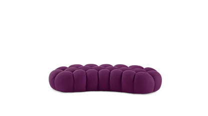 Cloud Large Curved Pouf (Textured Knit)