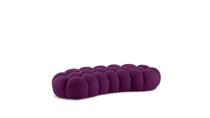 Cloud Large Curved Pouf (Textured Knit)