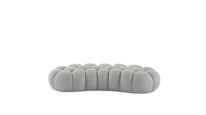 Cloud Large Curved Pouf (Textured Knit)