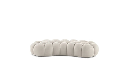 Cloud Large Curved Pouf (Textured Knit)