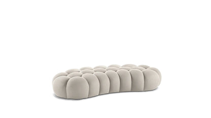 Cloud Large Curved Pouf (Textured Knit)
