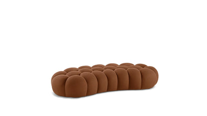 Cloud Large Curved Pouf (Textured Knit)