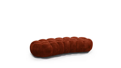 Cloud Large Curved Pouf (Smooth Knit)