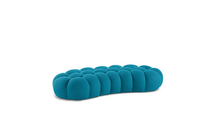 Cloud Large Curved Pouf (Textured Knit)