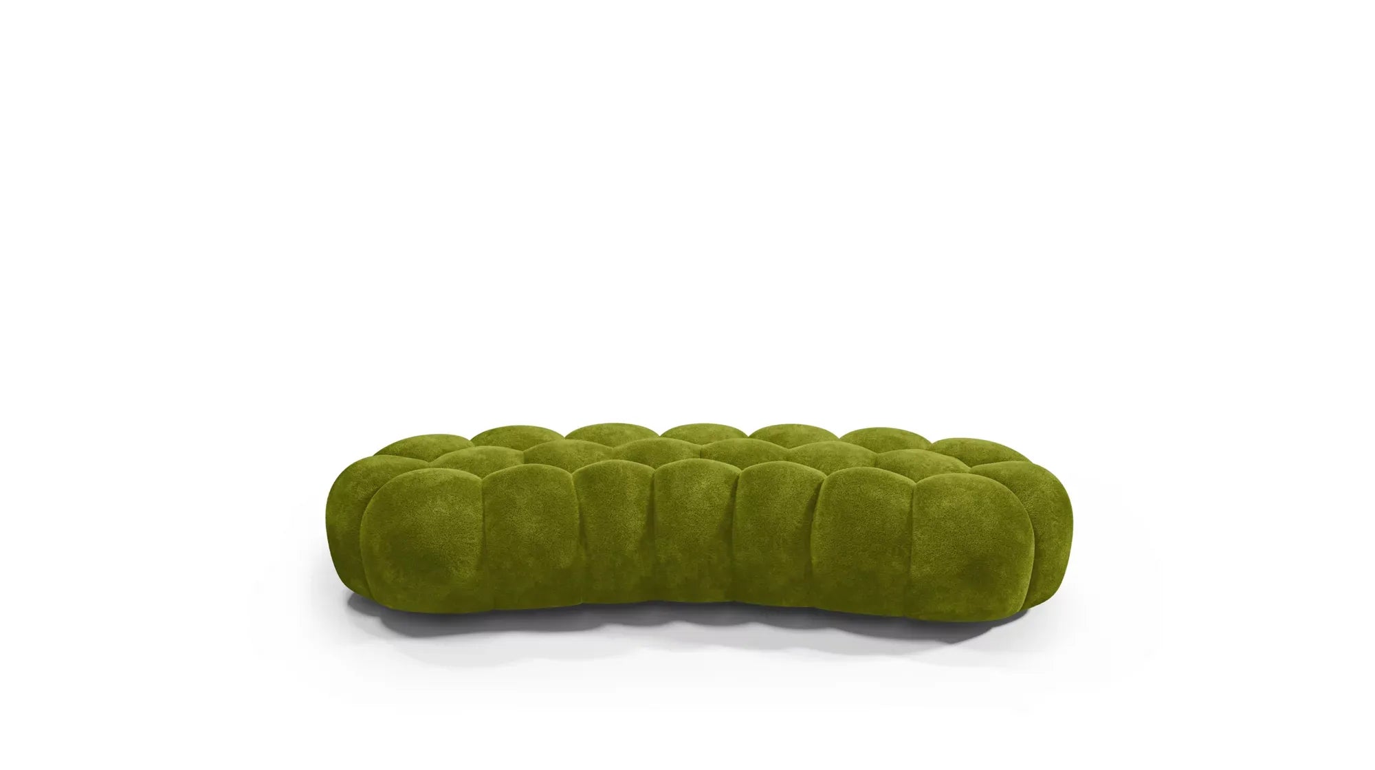 Cloud Large Curved Pouf (Smooth Knit)