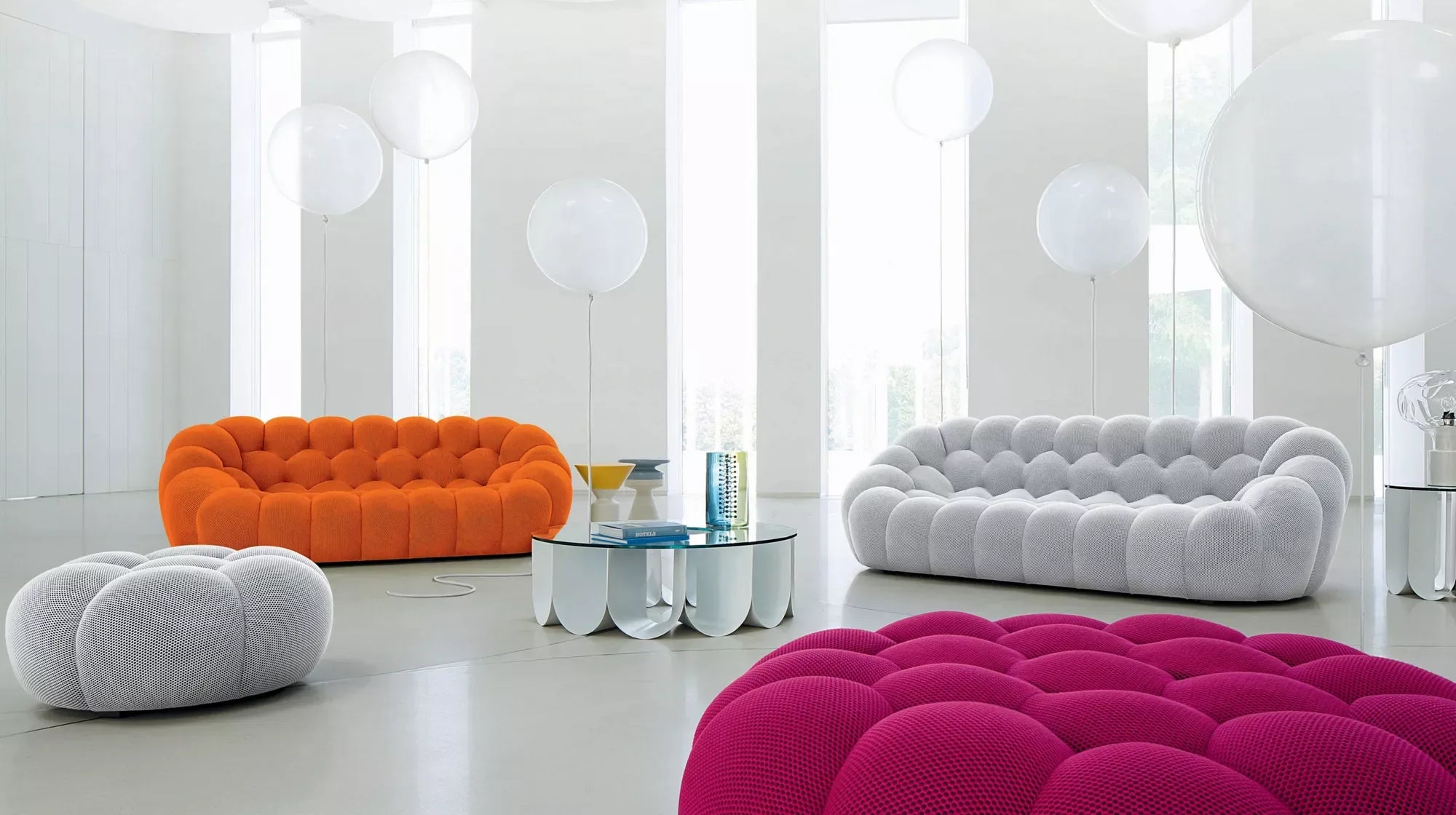 Cloud Round Pouf 126