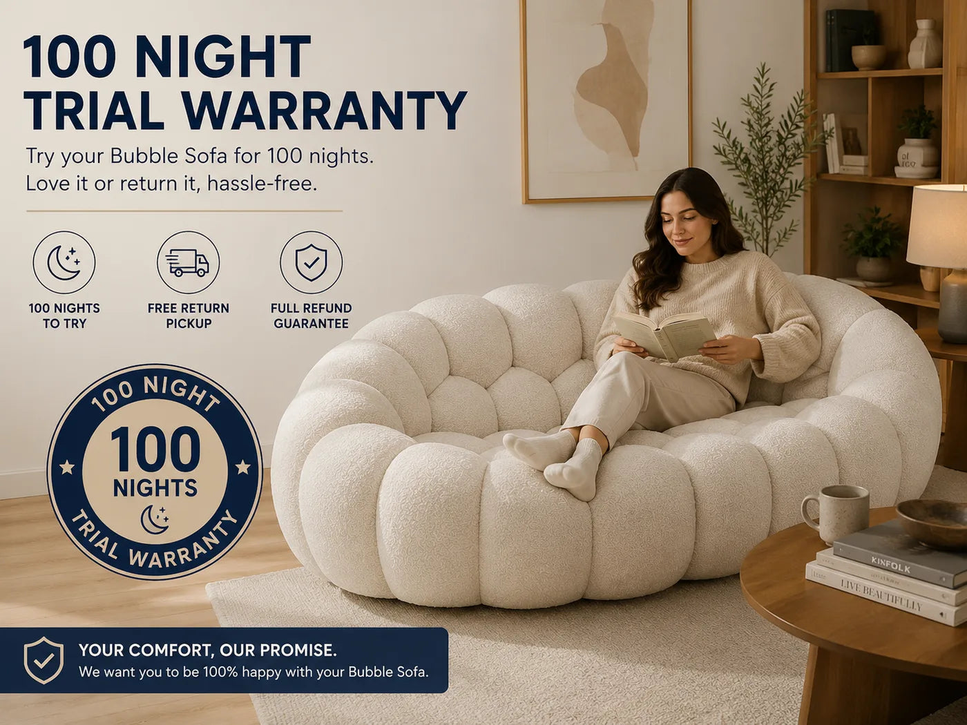 Your 100 night trial begins